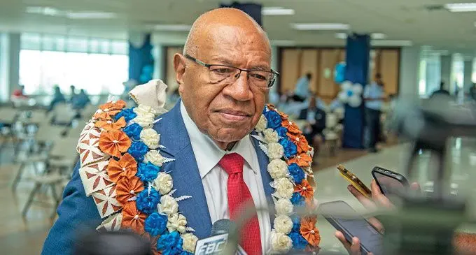 Prime Minister Sitiveni Rabuka. Photo: Leon Lord