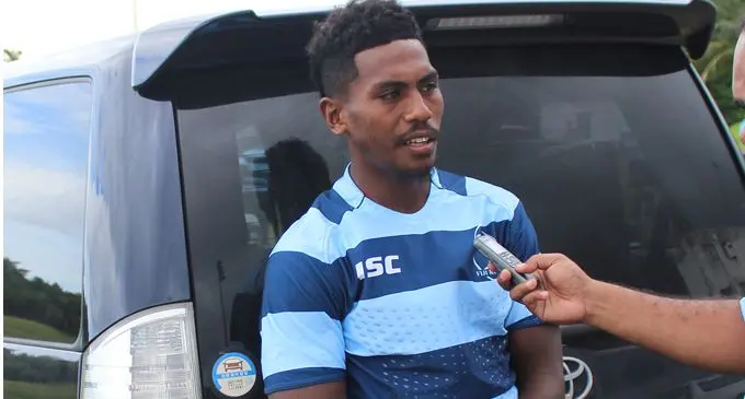 Fiji Airways Fiji Warriors Half-back Frank Lomani on March 6, 2018. Photo: Simione Haravanua