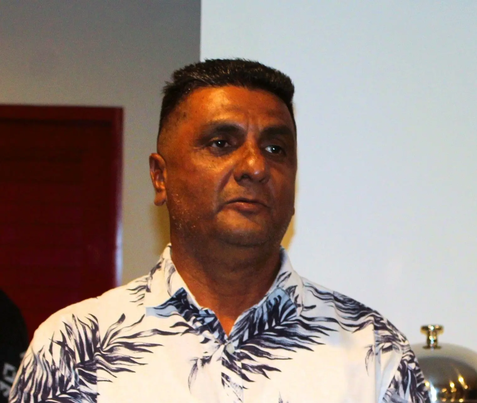 Labasa businessman, Mohammed Aruf Khan, during the Na Vualiku project launching in Labasa recently.