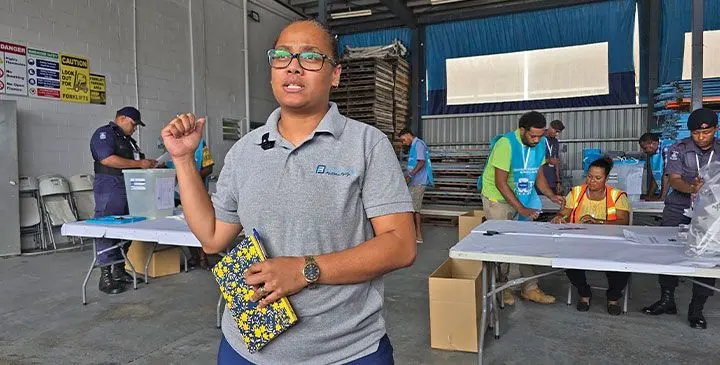 Supervisor of Elections Ana Mataiciwa.