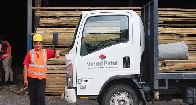 Vikashni Devi,  a driver for Vinod Patel & Co. Pte Ltd, on December 11, 2019.  Photo: Vinod Patel