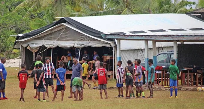 The current condition of the tent students of Classes Three, Four, Five and Six at Valelawa Primary School use in Macuata on October 3, 2024. Photo: Shratika Naidu