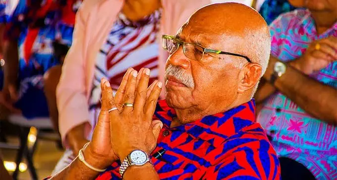 People’s Alliance leader Sitiveni Rabuka