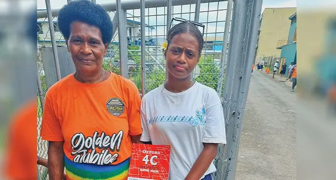 Melaia Qalobula, with daughter Mereseini Tokalau in Labasa on January 13, 2025. Photo: Devisha Prakash