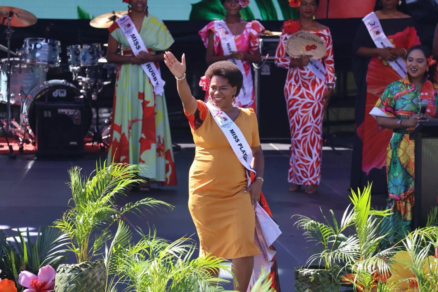 Miss Playland Fantasy Bulou Boteiova at this years Hibiscus Festival.