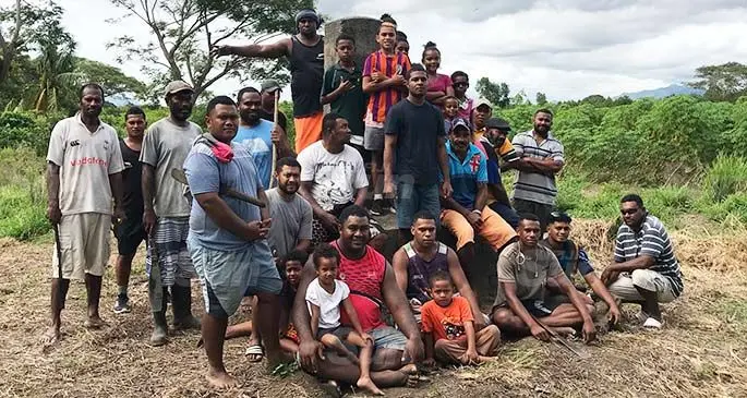 Some members of the Yavusa Nadi in the village of Namotomoto, Nadi. Photo: Waisea Nasokia