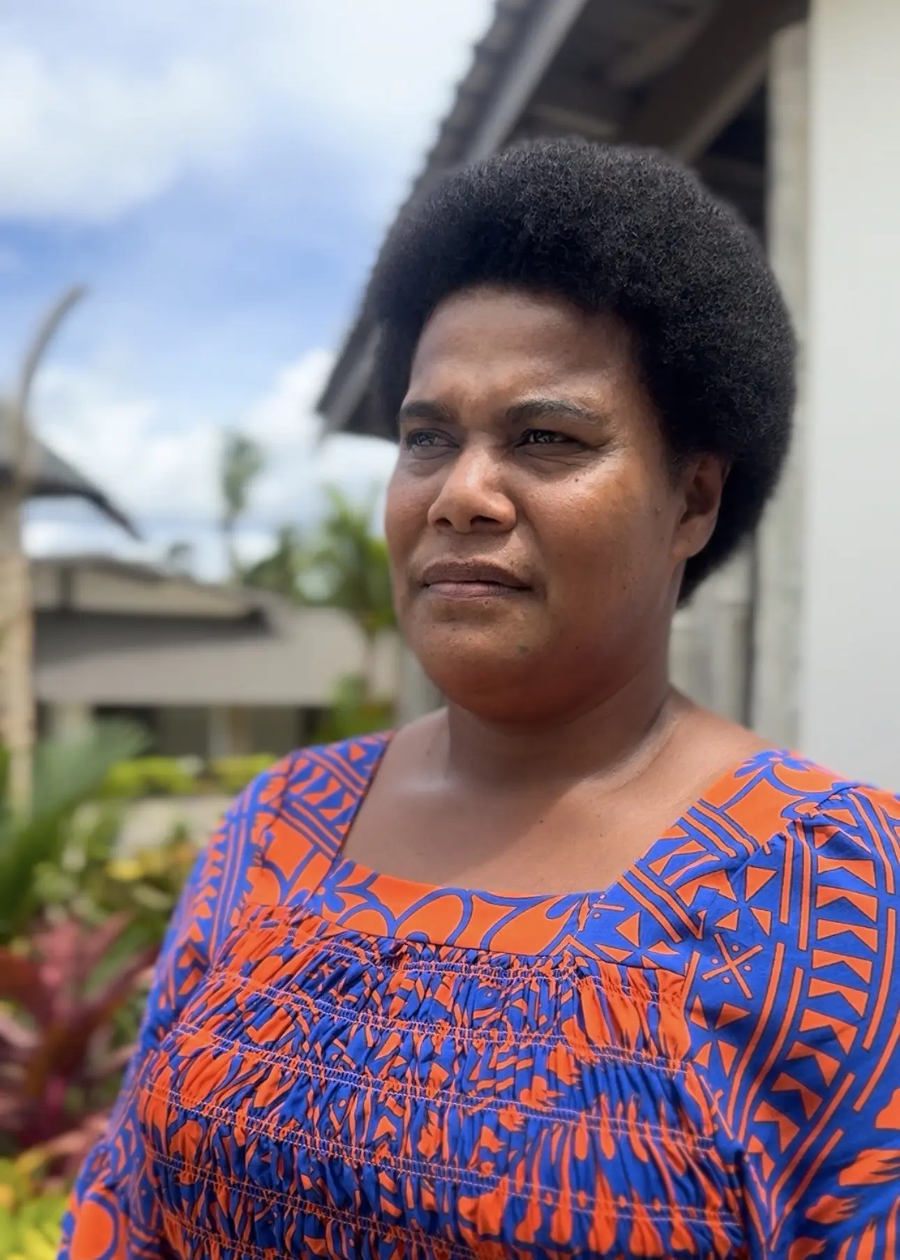 Secretary of the Saumakia Women’s Club Vasemaca Mererai