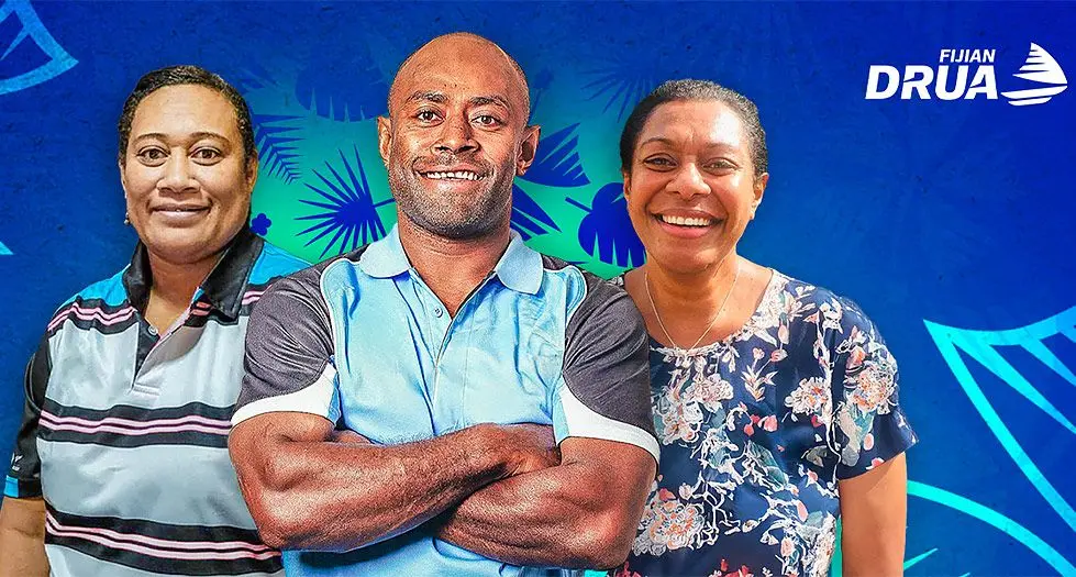 Fijian Drua Women New Management Team.
