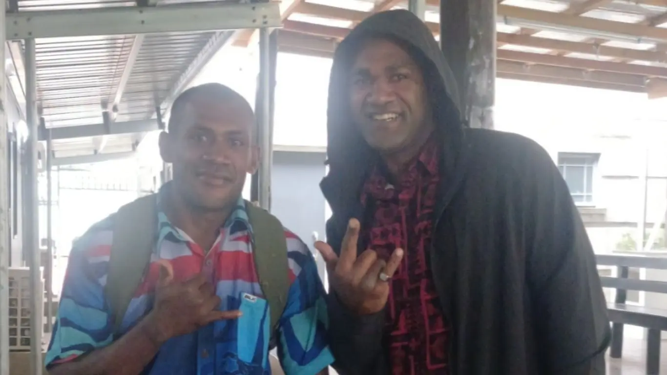 From left: Viliame Vulawalu and Semi Naisevunivai