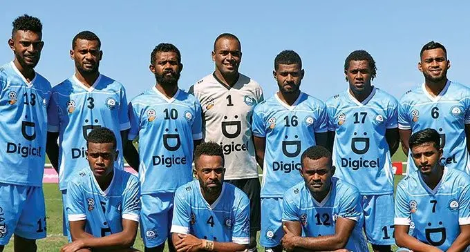 Tailevu/Naitasiri team at Lawaqa Park, Sigatoka on May 28, 2022. Photo: Fiji FA Media
