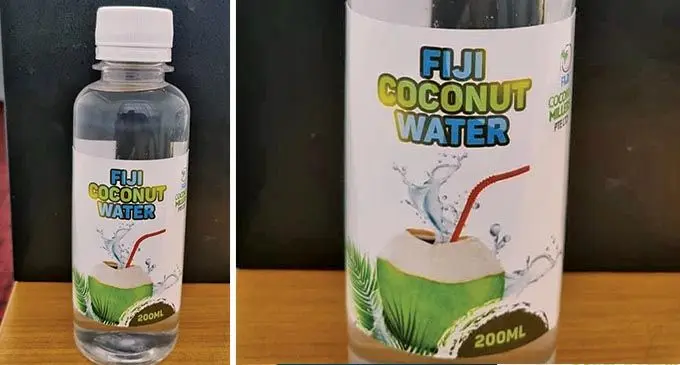 Fiji Coconut Water.