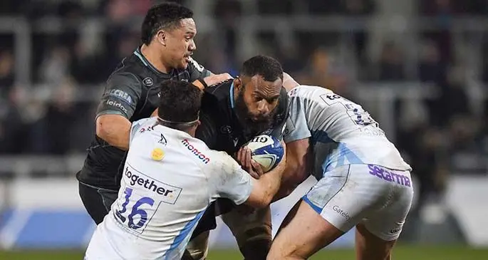 Leone Nakarawa in action for Glasgown Warriors on Janaury 19, 2019. Photo: The Scotsman
