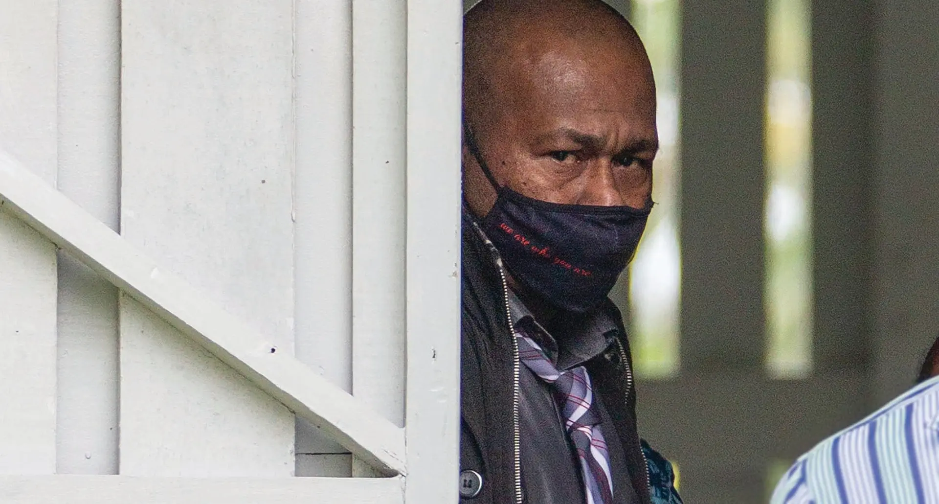 Police Constable Jesoni Dranivesi at the Suva Court House on September 15, 2021.  Photo: Leon Lord 