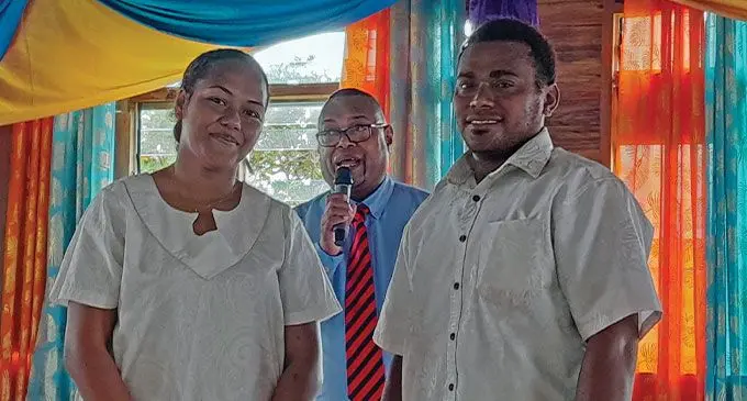 Newly-married Joseva Sokovagone Tuitubou and Letirina Lutu at Nasau Village in Mudu, Koro, on September 11, 2024. Photo: Wati Talebula-Nuku