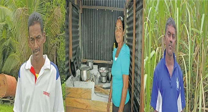 From left: Hemand Prasad, Sunita Devi and Subhash Chand. Photo: Wati Talebula 