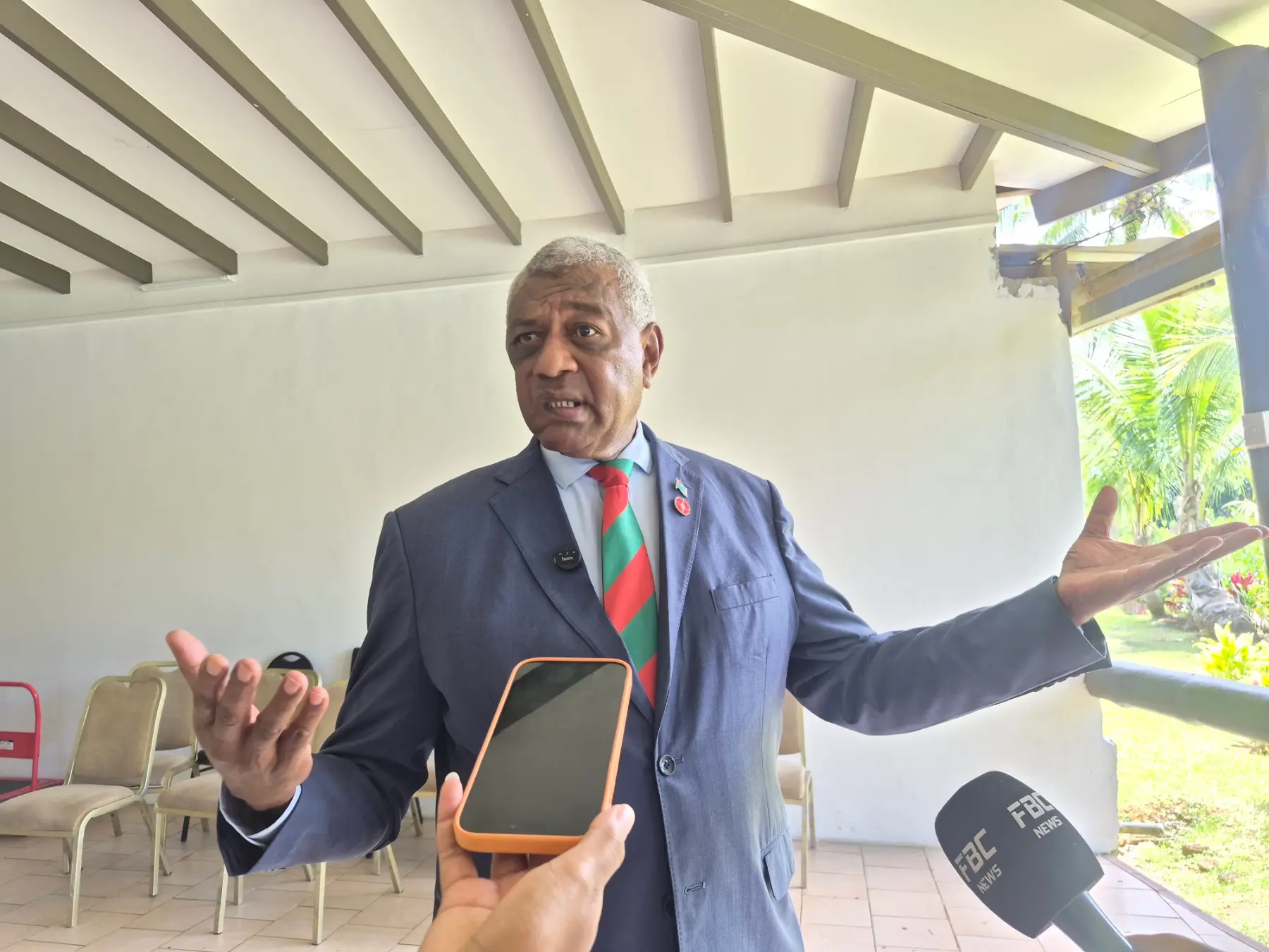 Defence Minister Pio Tikoduadu