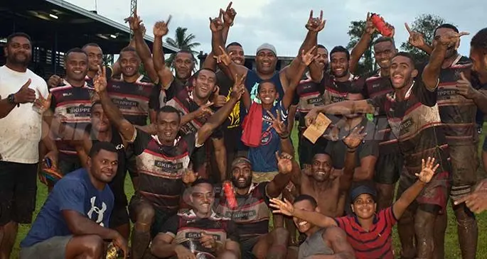 Naitasiri’s Duavata team after they were crowned the Pratap Civil and Asphalt Quarry sponsored- Rise Fiji Rise Jetset 10s tournament at Prince Charles Park, Nadi,on February 6, 2021. Photo: Mereleki Nai