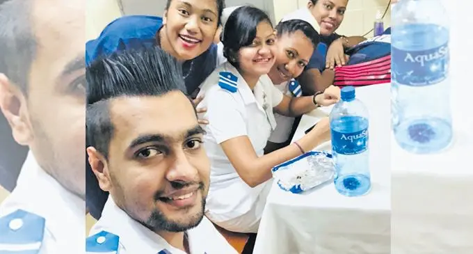 Salvindra Nitesh (left), with his colleagues in Colonial War Memorial Hospital.