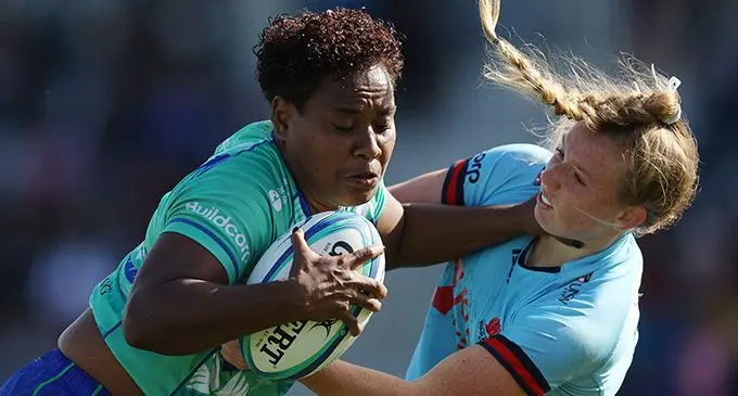 Robust Vodafone Fijiana XV loose forward Karalaini Naisewa is among the players who are expected the Fiji Naval Division. Photo: WWOS 