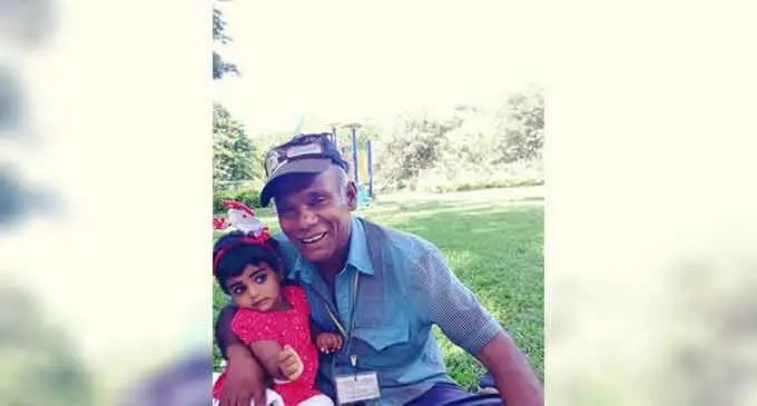 Lautoka’s Punjas Children’s Park former caretaker, the late Sheik Mahmood with his granddaughter, Ayra Dean.
