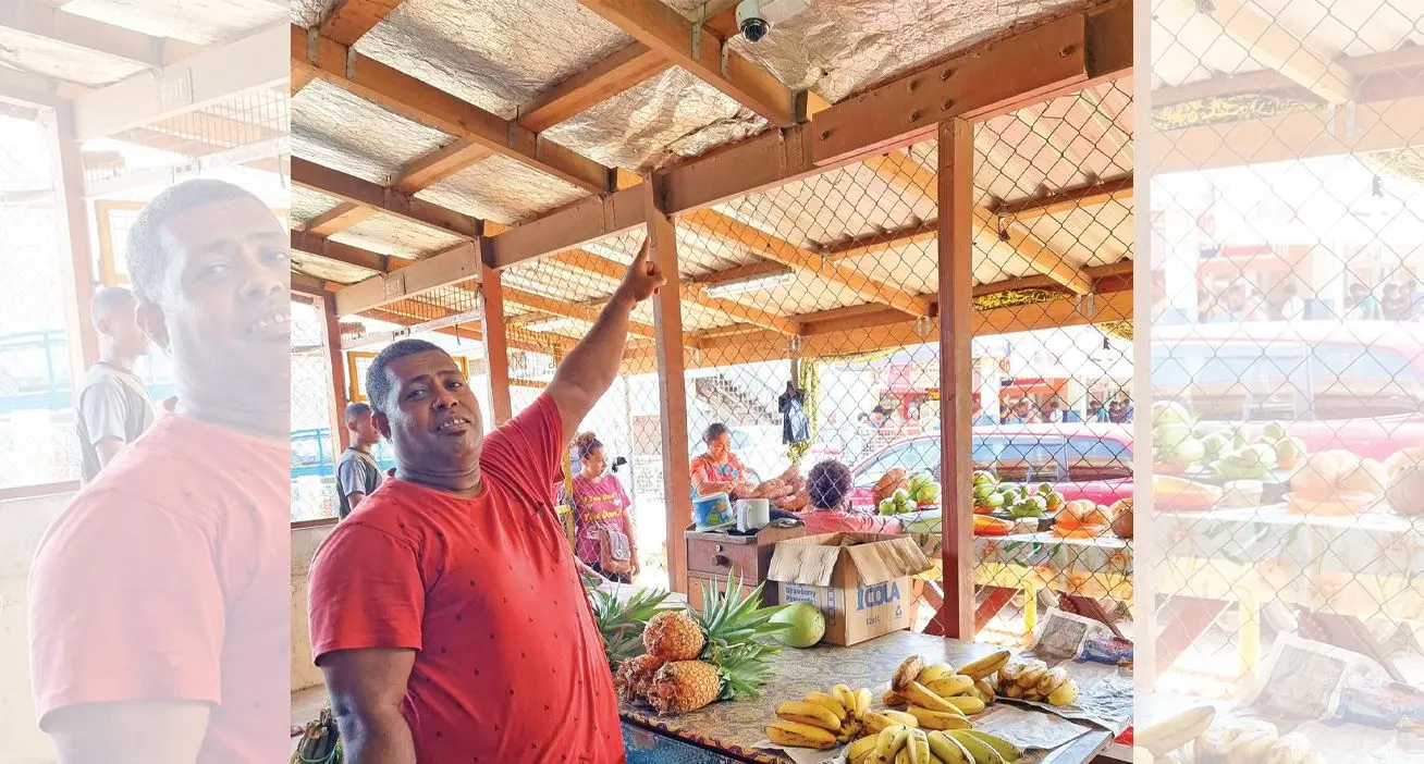 Labasa Vendor and Farmer’s Association vice-president, Waisea Makulau, is encouraging ven-dors to avoid any involvement in the illicit drug trade, 46 closed circuit television (CCTV) are installed at the Labasa Market for surveillance. Photo: Sampras Anand