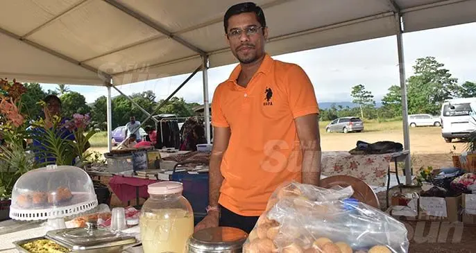 Pundit Jay Joshi at the Flea Market in Votualevu, Nadi. Photo: Mereleki Nai