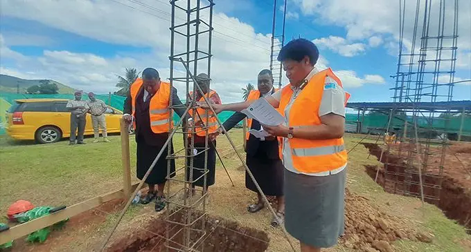 Fiji Corrections Service Acting Commissioner Salote Panapasa at the groundbreaking ceremony of the Supervisor Northern Divisional Office Building in Labasa on June 27, 2023.