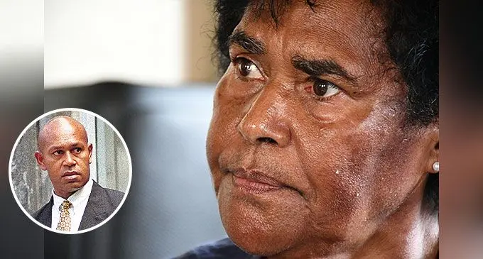 Akaneta Seavula, the widow of the late Police Constable Filipo Seavula. Photo: Ronald Kumar/ Inset: George Speight led the civilian coup in May 2000. Photo: Ronald Kumar