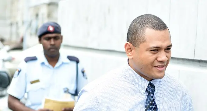 Jone Vakarisi outside Court. Photo: Ronald Kumar.