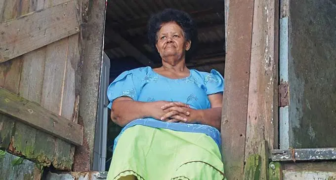 Sainimili Cemumu at her home in Tagaqe Village along the coral coast on the Queens Road highway.