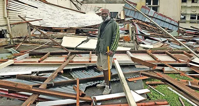 Queen Victoria School in Tailevu suffered severe structural damage from TC Winston in February 2016.