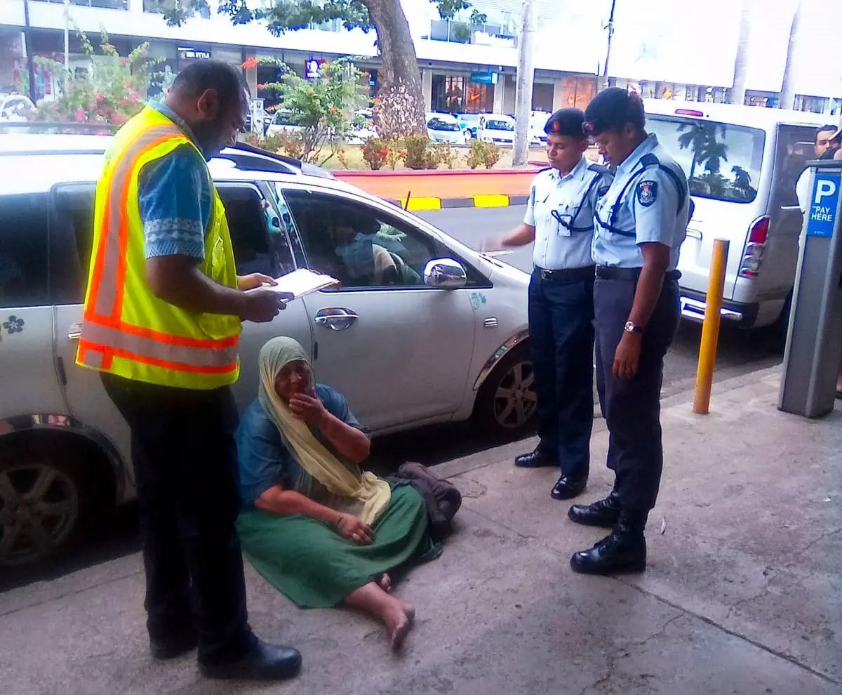 City Rangers, assisted by police, are issuing warning notices to people found soliciting alms in public places and advising them that persistent begging and obstructing pedestrian access are offences that could lead to enforcement action.