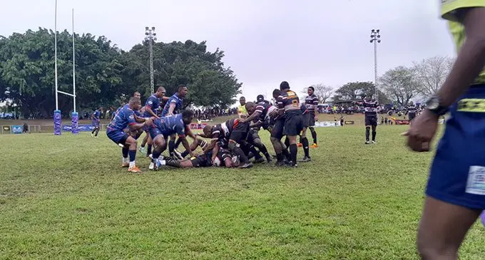 Action from the Ram Sami Naitasiri against Nadi in today’s Skipper Cup clash at Prince Charles Park, Nadi. Photo: Waisea Nasokia 