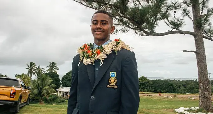 House captain for Rewa House Nemani Leweni. Photo: Leon Lord