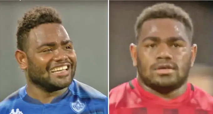 Brothers (from left) Filipo Nakosi and Josua Tuisova
