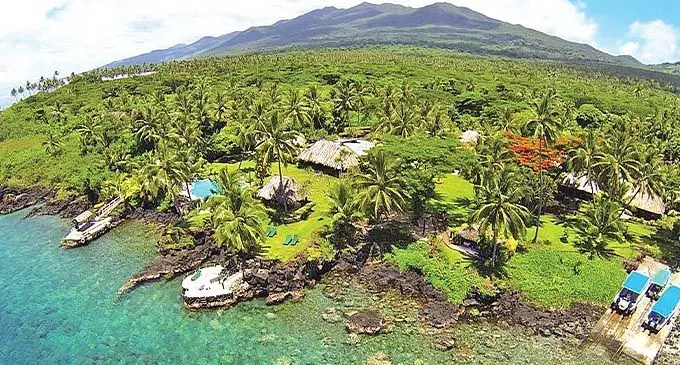 A part of the island of Taveuni.