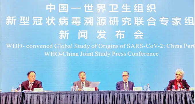 The WHO-convened global study of origins of SARS-CoV-2: China Part is authoritative and science-based and has been widely recognised and respected by the international community, laying a sound foundation for advancing global origin-tracing.