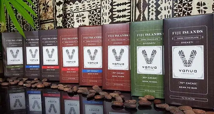 Vanua Chocolates available at Extra Supermarket in Suva and Lautoka.