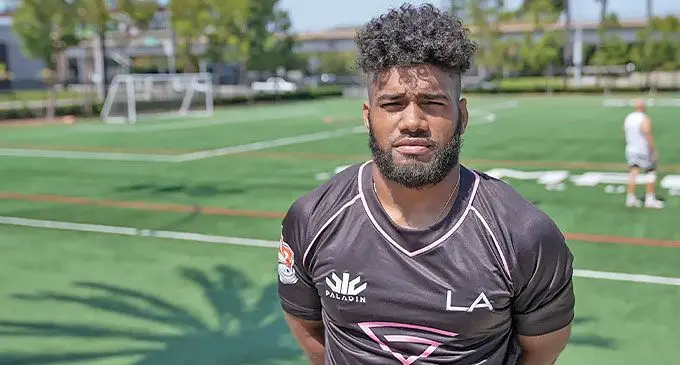 Fijian-born rugby union hooker Cyrille Cama.