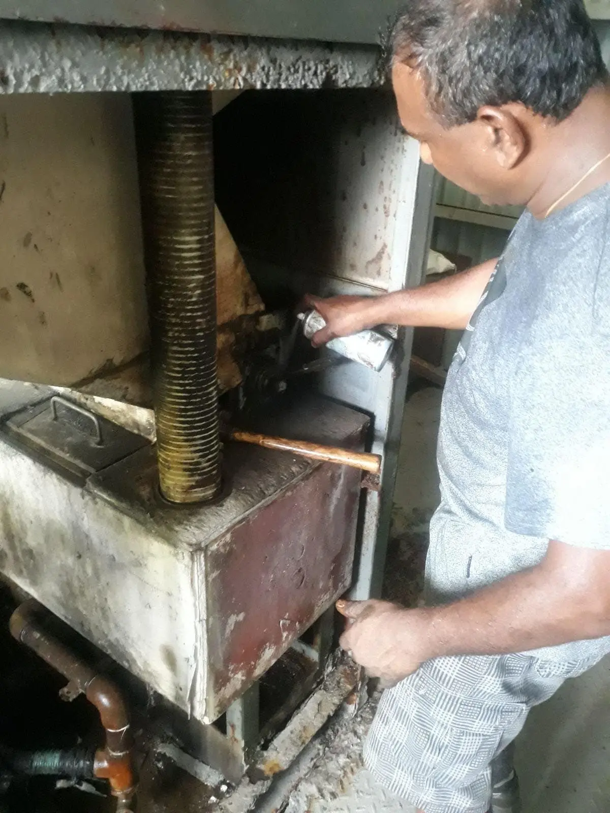 Technical services officers ensure that ice plants are fully operational. 