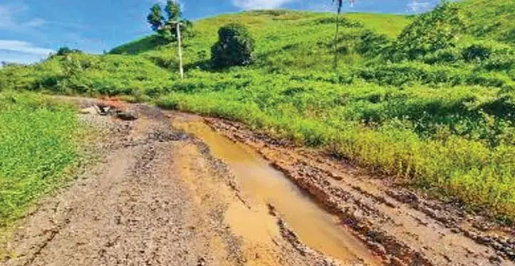 The poor road conditions at Lagalaga, outside Labasa, Macuata, has not been repaired since February this year. Students and sugarcane farmers who cart in excess of 1000 tonnes to the nearest tramline 2.5 kilometres away have raised this issue of road fix, however to no success.