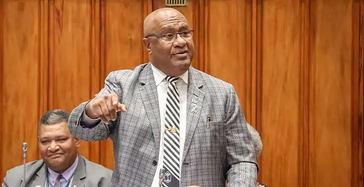 Deputy Prime Minister and Minister for External Trade, Cooperative and SMEs, Manoa Kamikamica. Photo: Parliament of the Republic of Fiji  