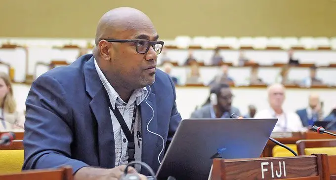 Mineral Resources Department’s director mineral development Apete Soro.