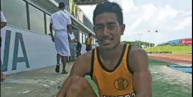 Tony Lemeki during the MBHS inter-house in Suva on February 16, 2018. Photo: Anasilini Ratuva