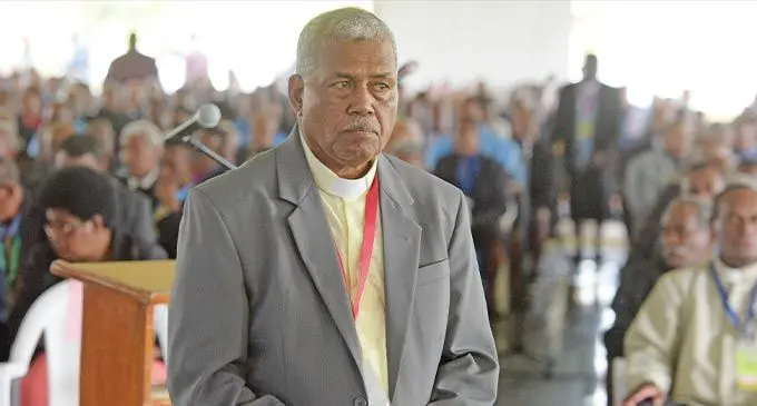 Methodist Church of Fiji and Rotuma General Secretary, Reverend Semisi Turagavou during Methodist Church annual conference at Furnival Park on October 13, 2022. Photo: Ronald Kumar
