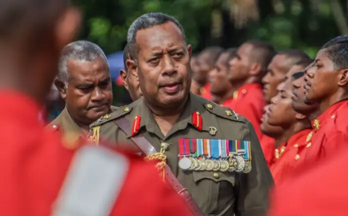 Republic of Fiji Military Forces Commander Major-General Ro Jone Kalouniwai.