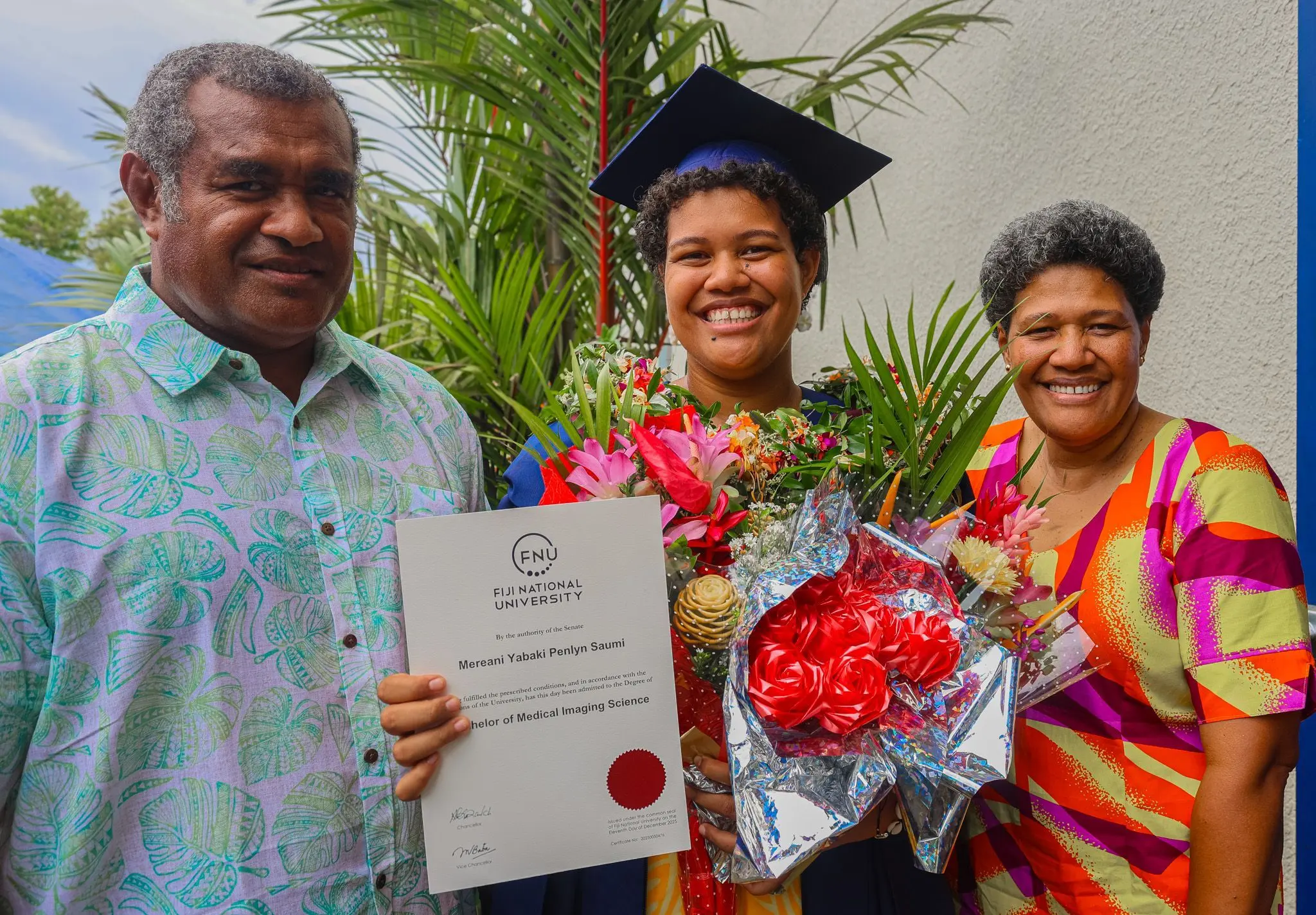 ‘Staying grounded helped me’: Mereani graduates in medical imaging ...