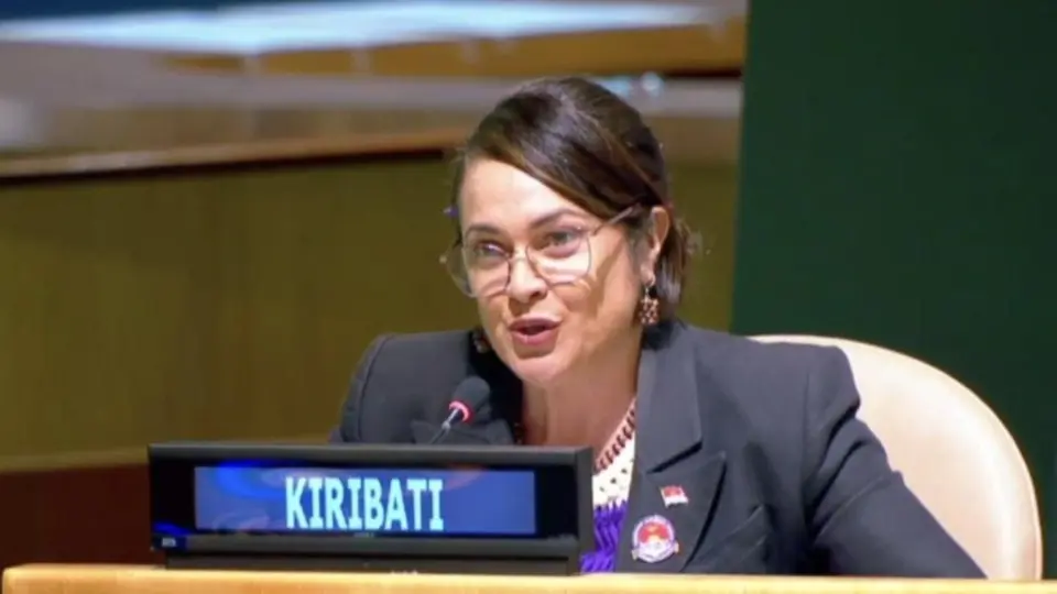 Kiribati Minister for Women, Youth, Sport and Social Affairs Ruth Cross Kwansing
