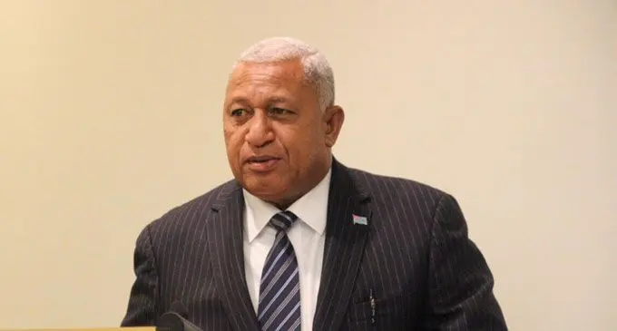 Prime Minister Voreqe Bainimarama. 