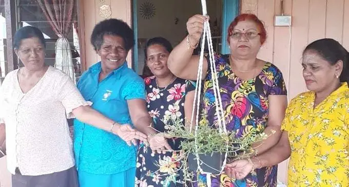 Women of Waiqele learn income generating projects that was facilitated by Labasa Multicultural Centre and 